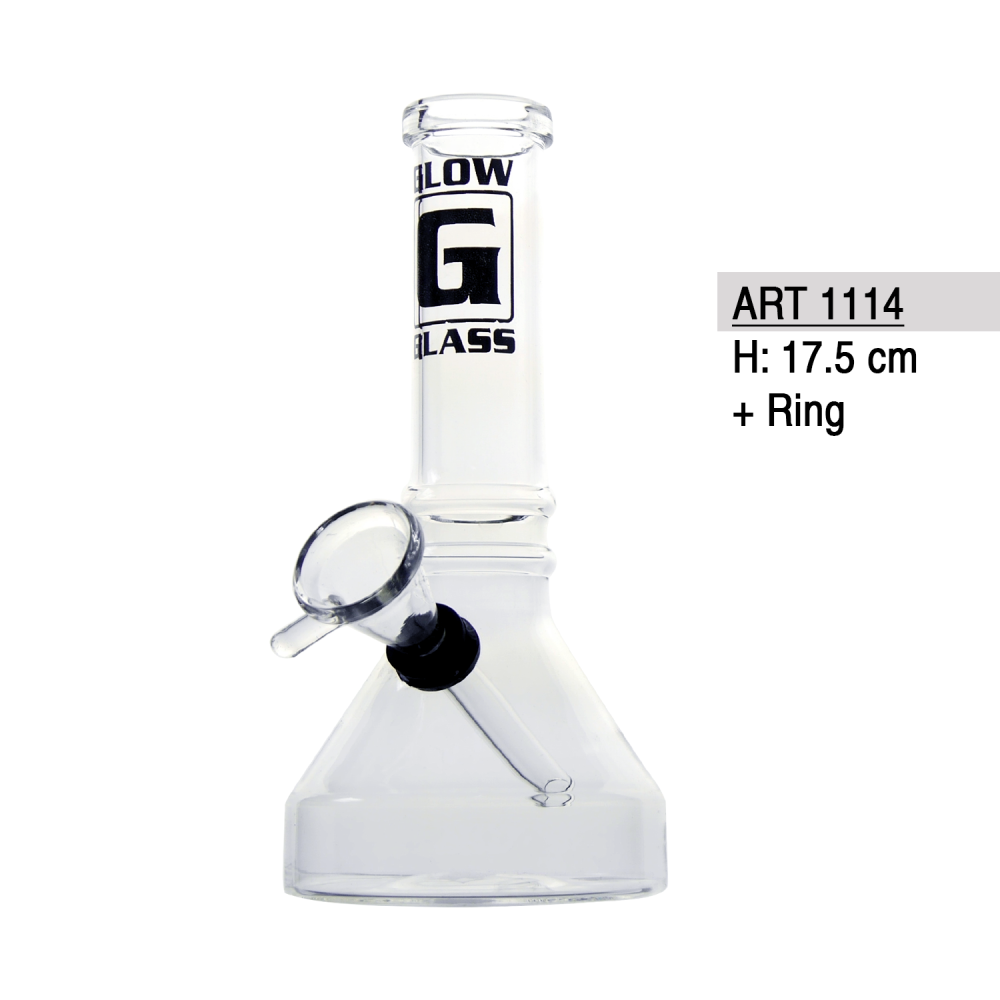 Small bong Biker 17,5cm.+2 Ringe