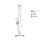Twister Glasbong 18,8mm, H: 35cm, Ø: 38mm