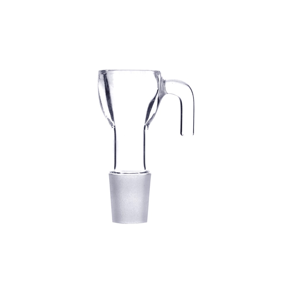 Glaskopf mit gebogenem Griff 18,8mm, VE6