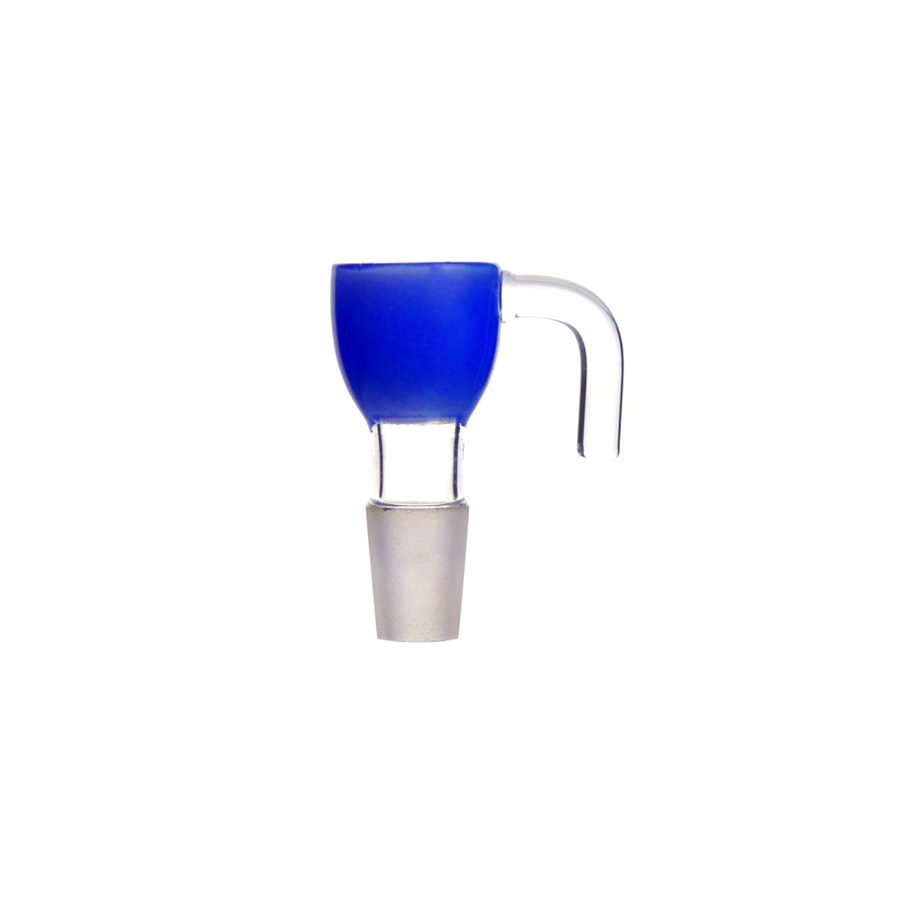 Glaskopf mit gebogenem Griff 14,5mm royalblau, VE6
