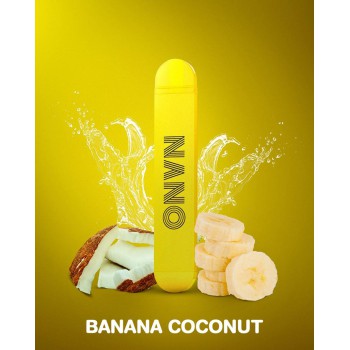 ´´LIO NANO X `` E-Shisha mit 20mg Nikotin 600 Züge  Banana Coconut mit Steuermarke
