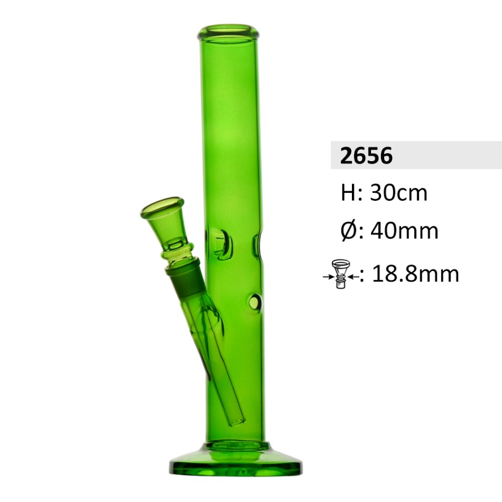 Glasbong mit Eis | H: 30cm Ø: 40 Schliff: 18,8mm 