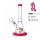 Glasbong Groovy Diffusor Chillum und Eis | Konisch Form | Höhe: 24 cm, Schliff: 14,5 mm