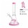 Glasbong Groovy Diffusor Chillum und Eis | Konisch Form | Höhe: 24 cm, Schliff: 14,5 mm