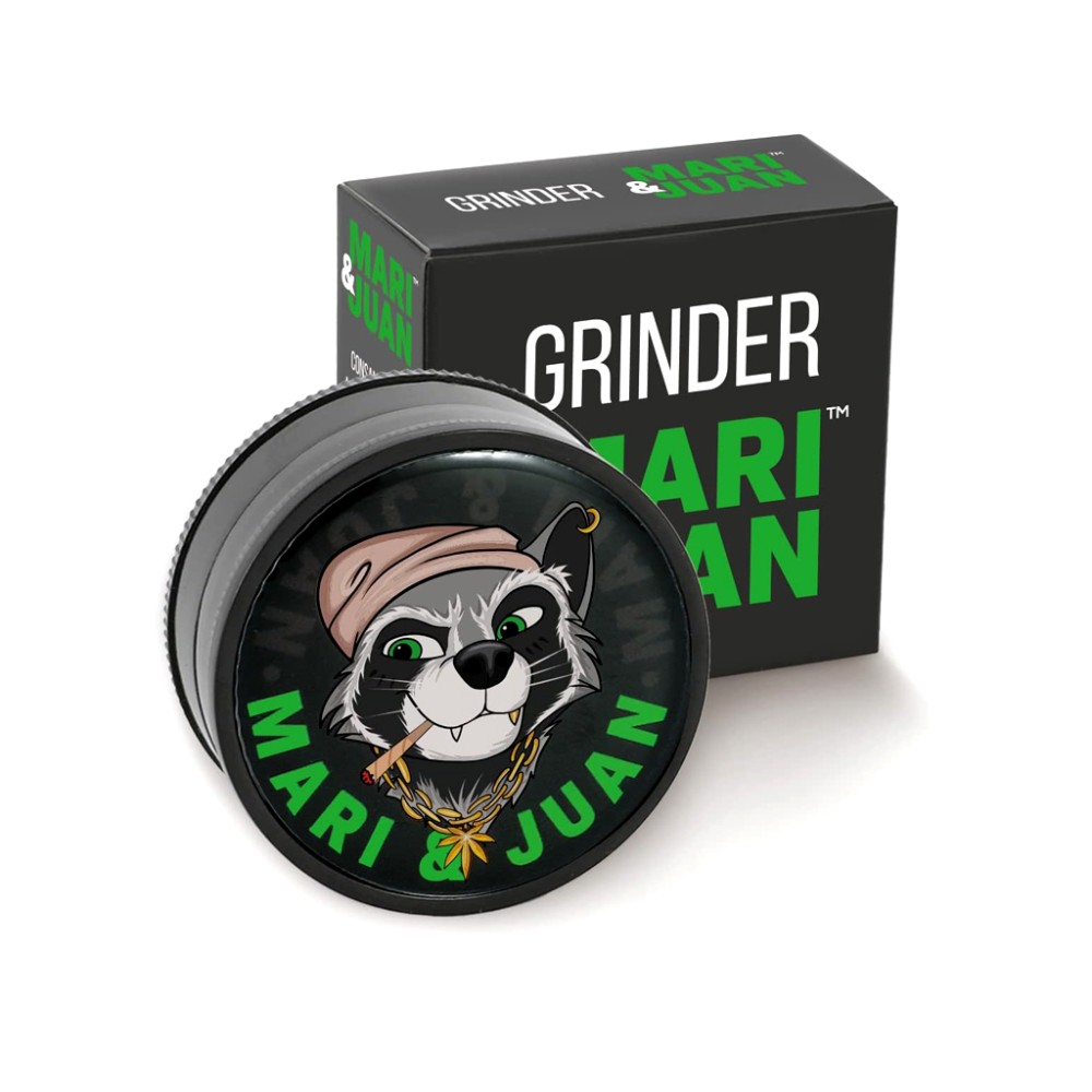 Mari & Juan Premium Schwarz Plastik Grinder (Ca. ⌀ 4x2mm / 2-teilig) Mari & Juan Premium Schwarz Plastik Grinder (Ca. ⌀ 4x2mm / 2-teilig)