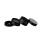 Metall Grinder Schwarz (ca. ⌀ 40x35mm / 4-teilig) 6er Pack