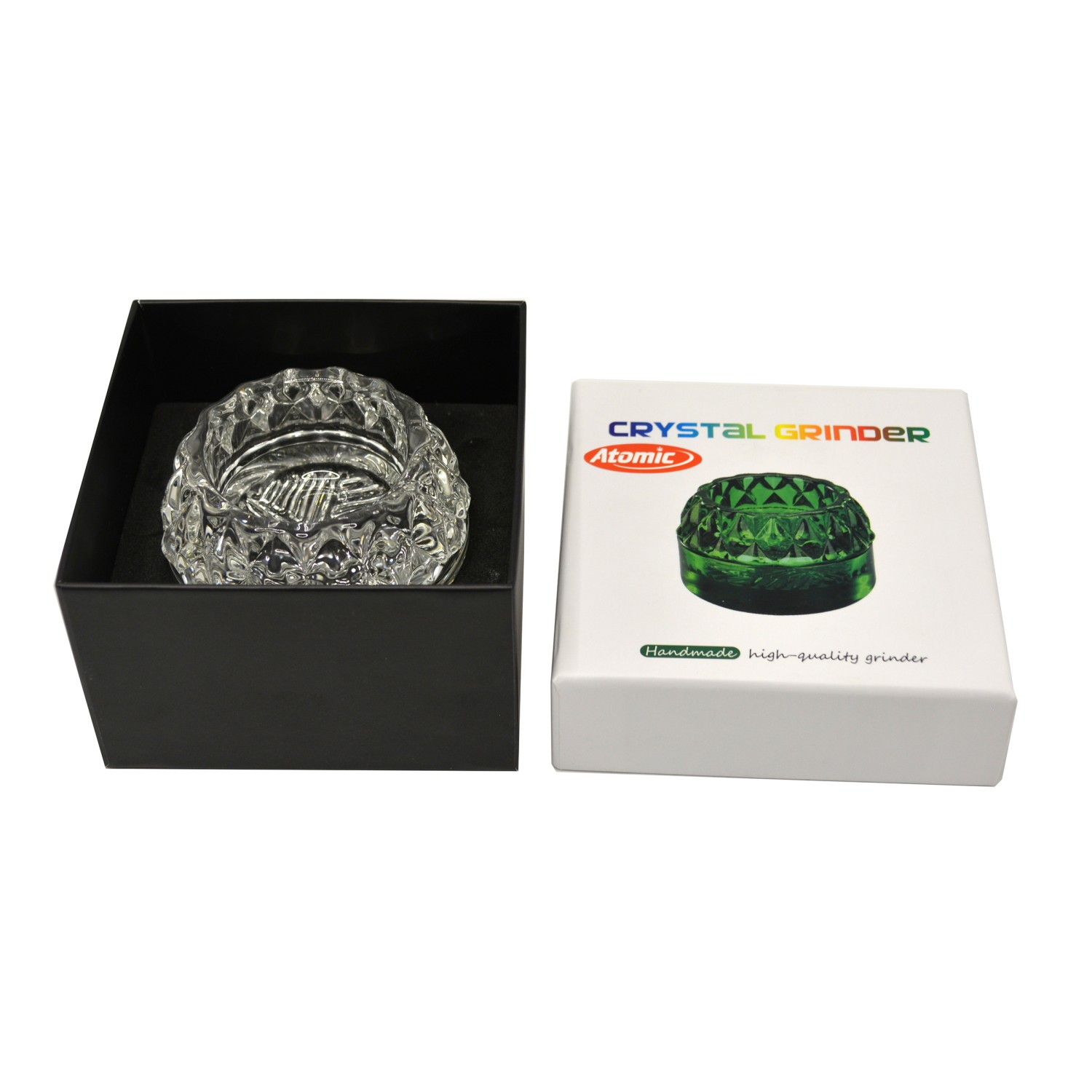 Glas Grinder Hand gemacht 2 teiler Ø ca.73x55 Glas Grinder Hand gemacht 2 teiler Ø ca.73x55