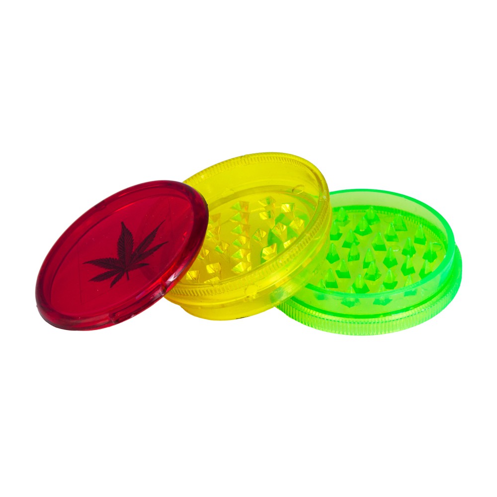 Plastik Grinder Rasta 3-teilig 58x26mm VE6
