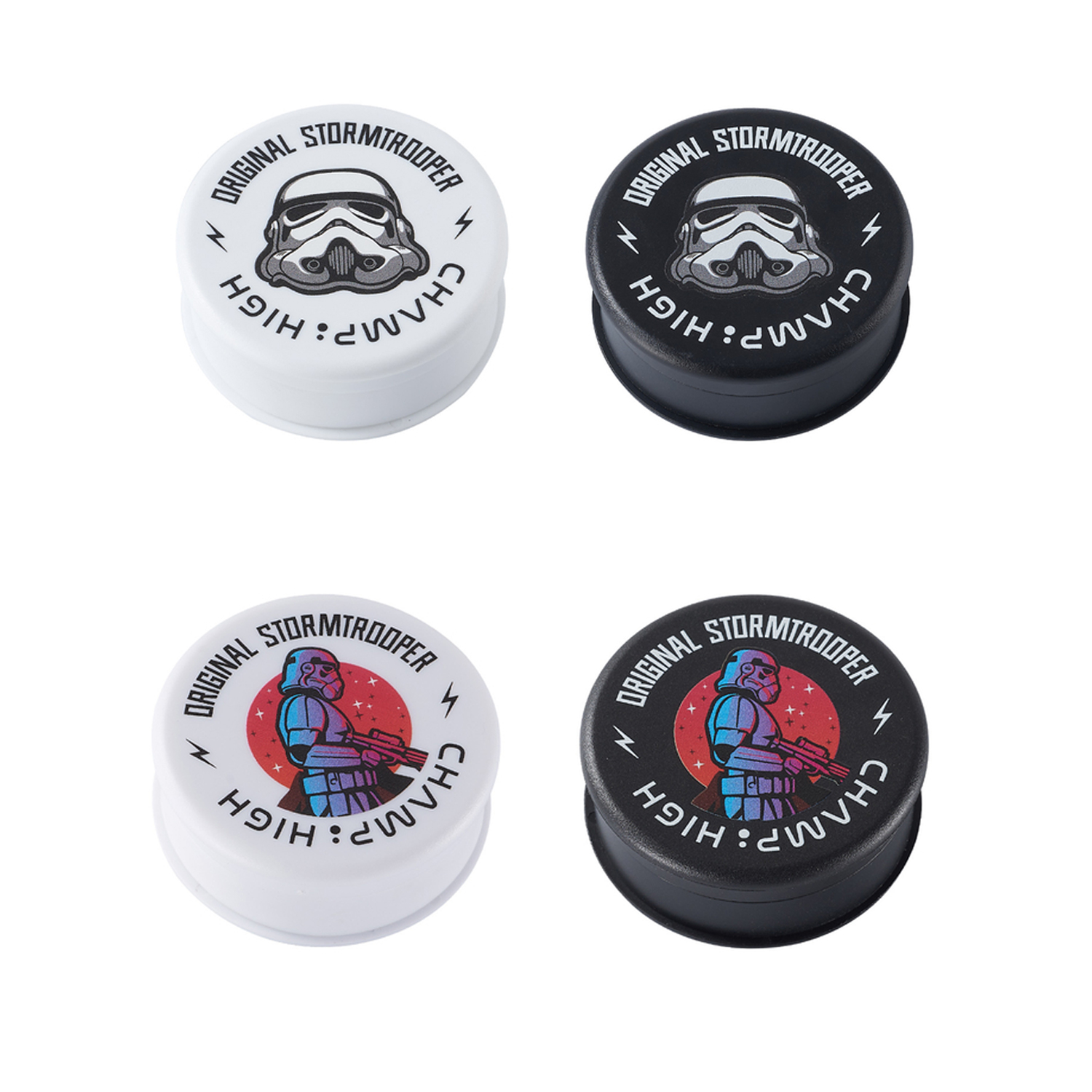 Kunststoff-Grinder „STORMTROOPER“ (ca. ⌀ 60 mm / 3-teilig)