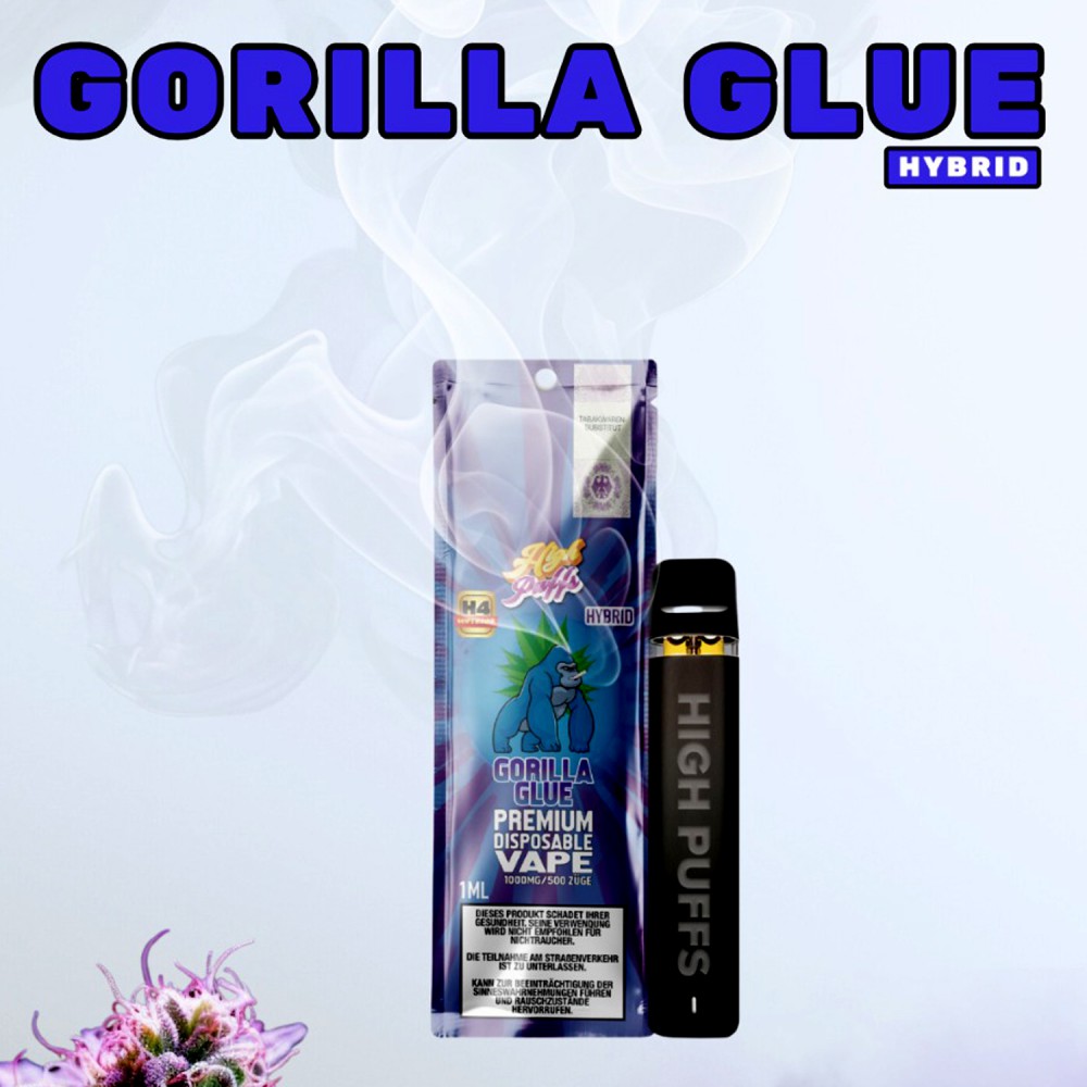 High Puffs Premium Disposable Vape Hybrid H4 "Gorilla Glue"