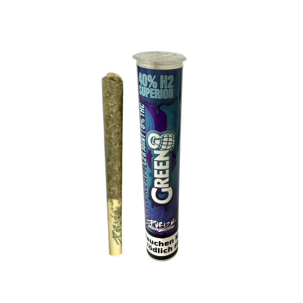 Green 8 Prerolled Joints H2 Superior "Blue Dream" 