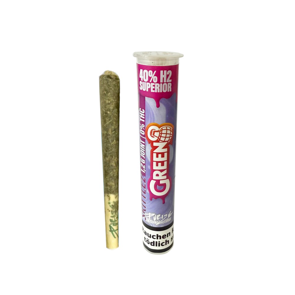 Green 8 Prerolled Joints H2 Superior "Skittlez" 