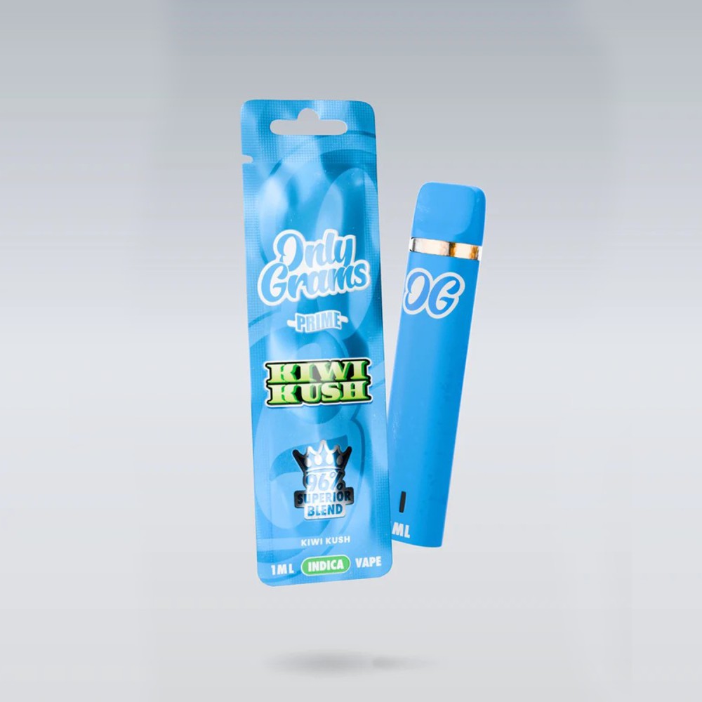 Only Grams Prime INDICA "Kiwi Kush" 96% Superior 