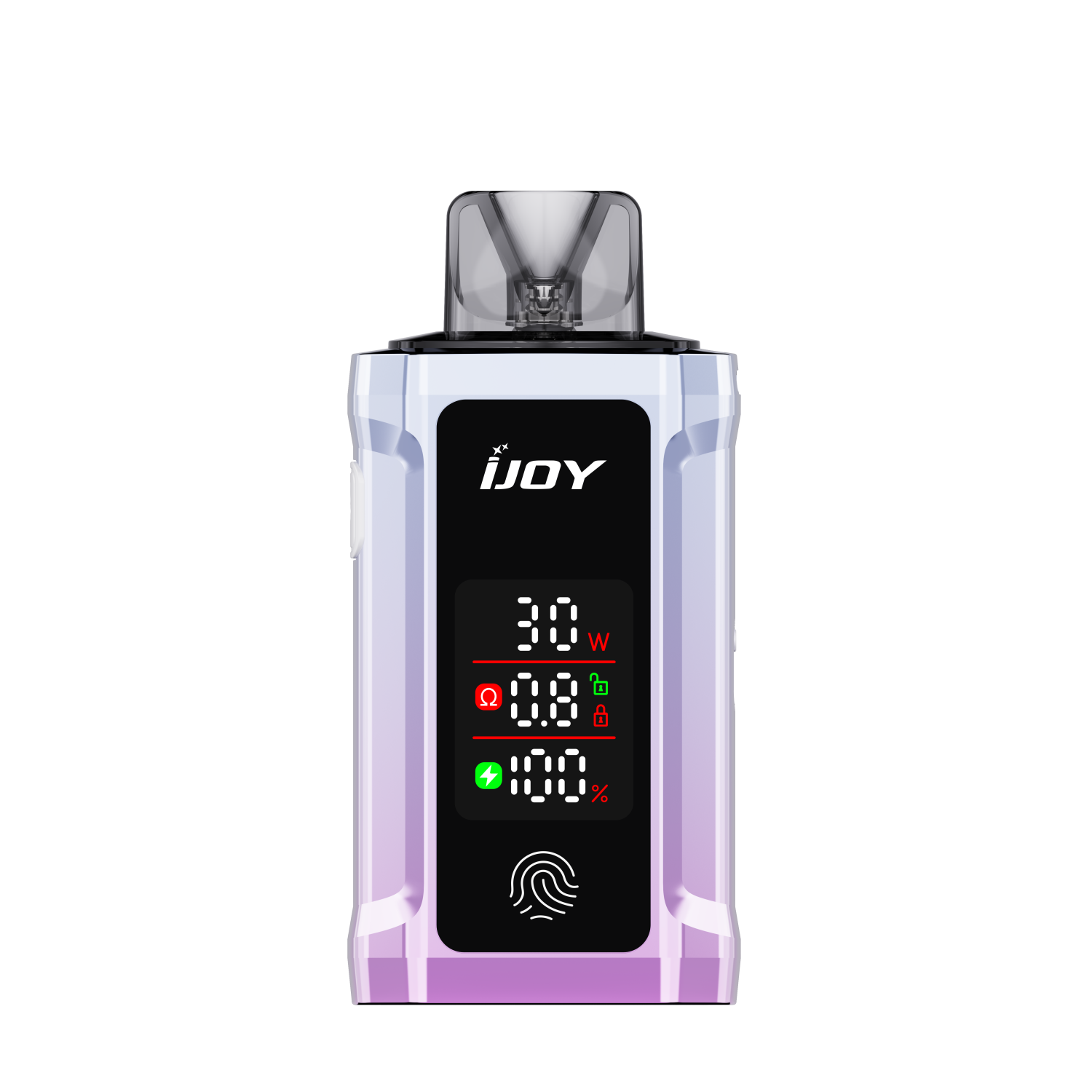 IJOY Captian 30 Kit Purple,1050 mAh mit 2x Pod, 1x USB Kabel & 1x Halsband