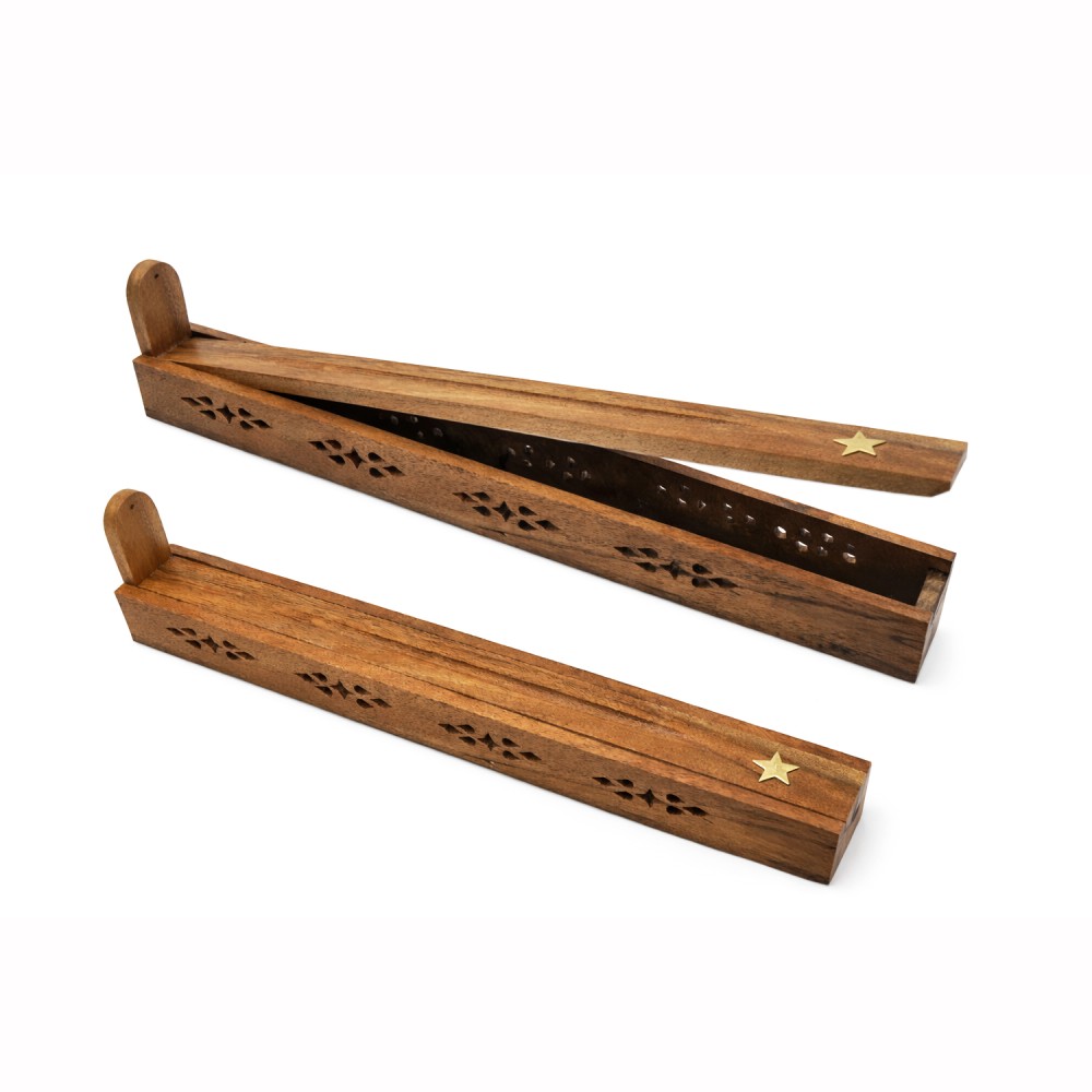 Räucherstäbchenständer Holz Box30x4cm