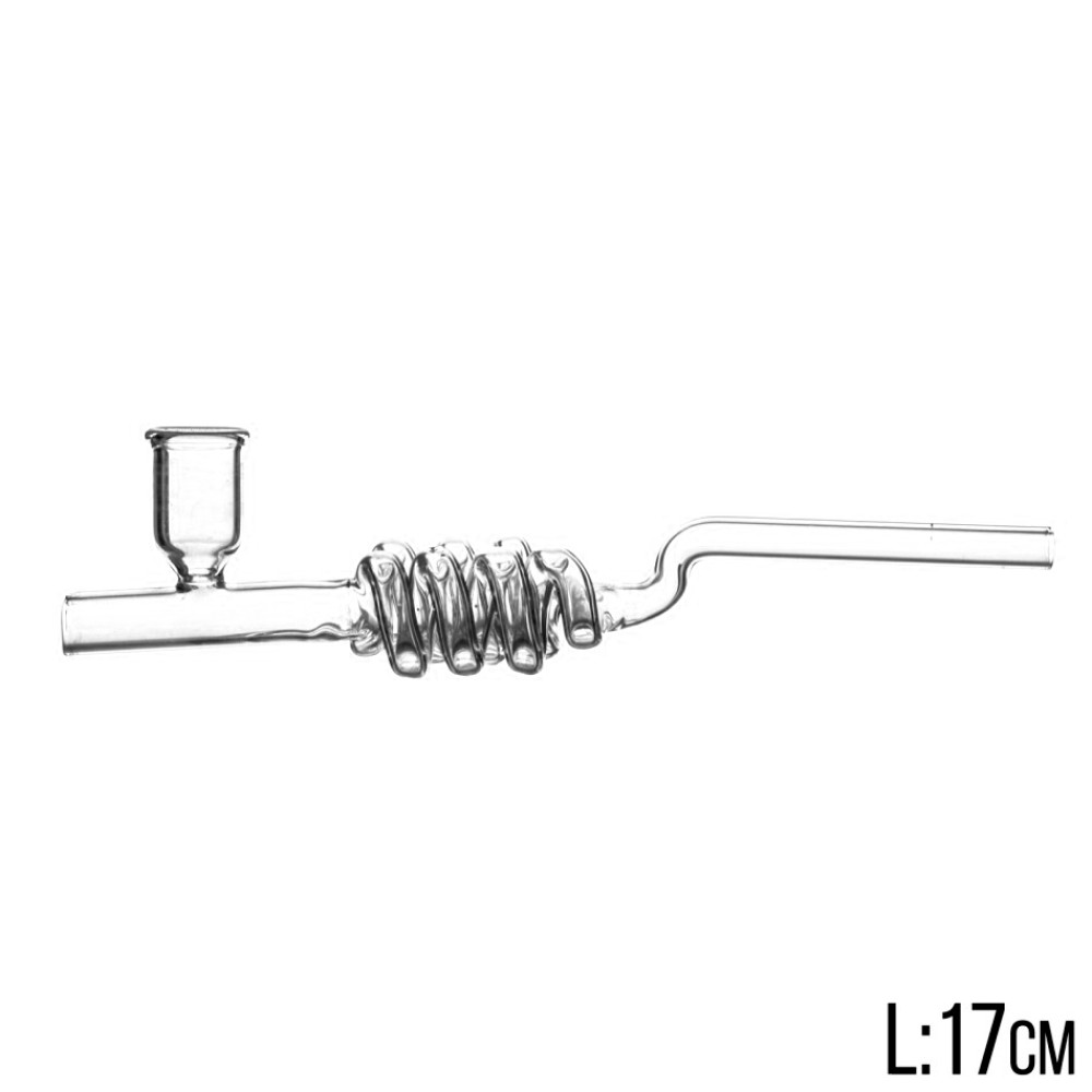 BulletGlas Kawum Tulpe mit Doppelspirale,17cm