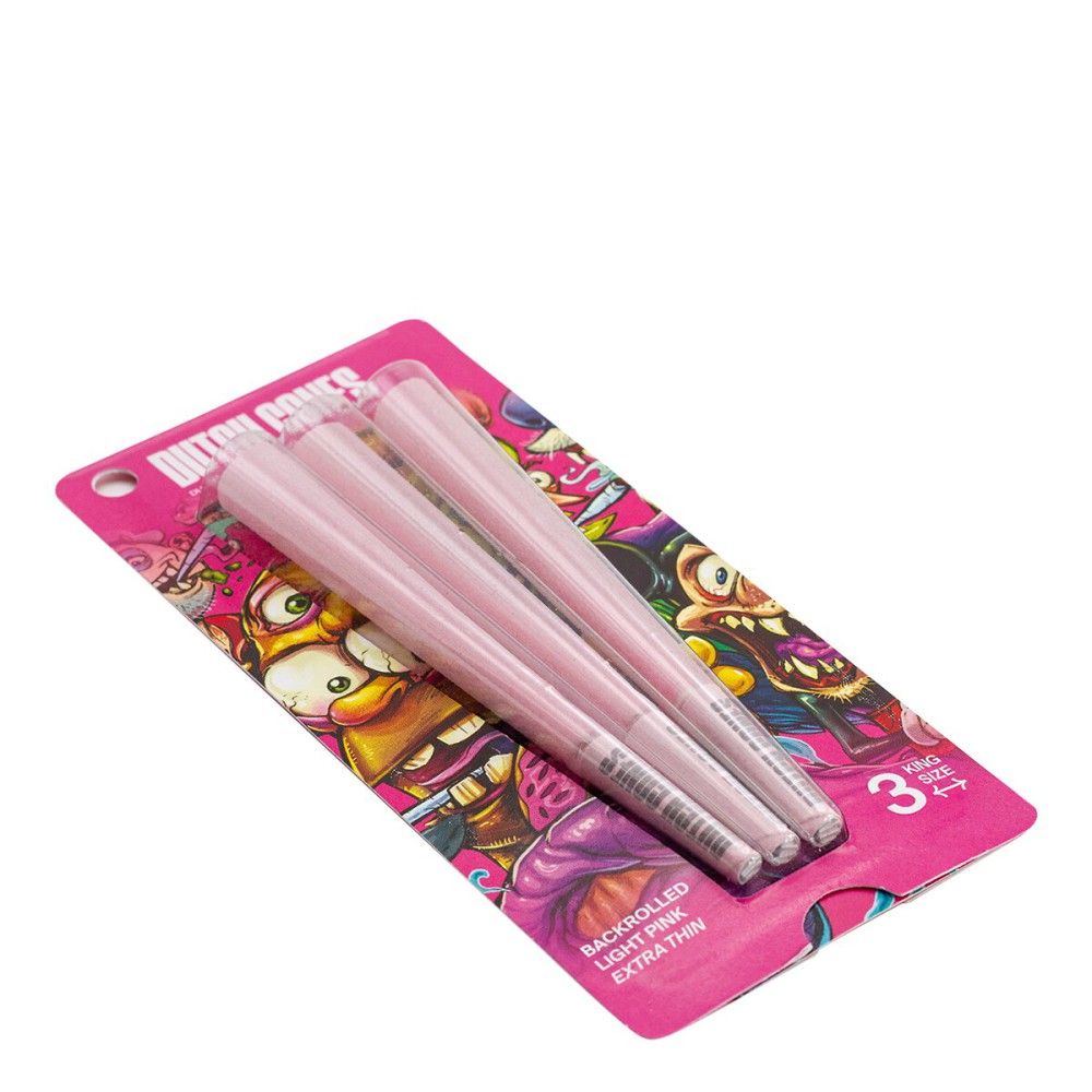 Dutch Cones - 3x Pink Kingsize Pre-Rolled Cones