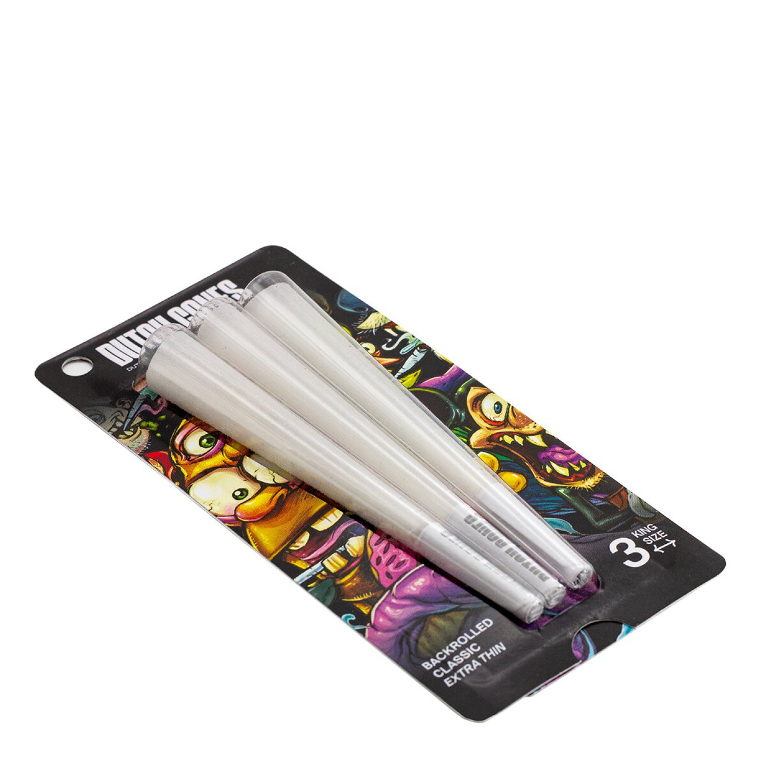 Dutch Cones - 3x White Kingsize Pre-Rolled Cones