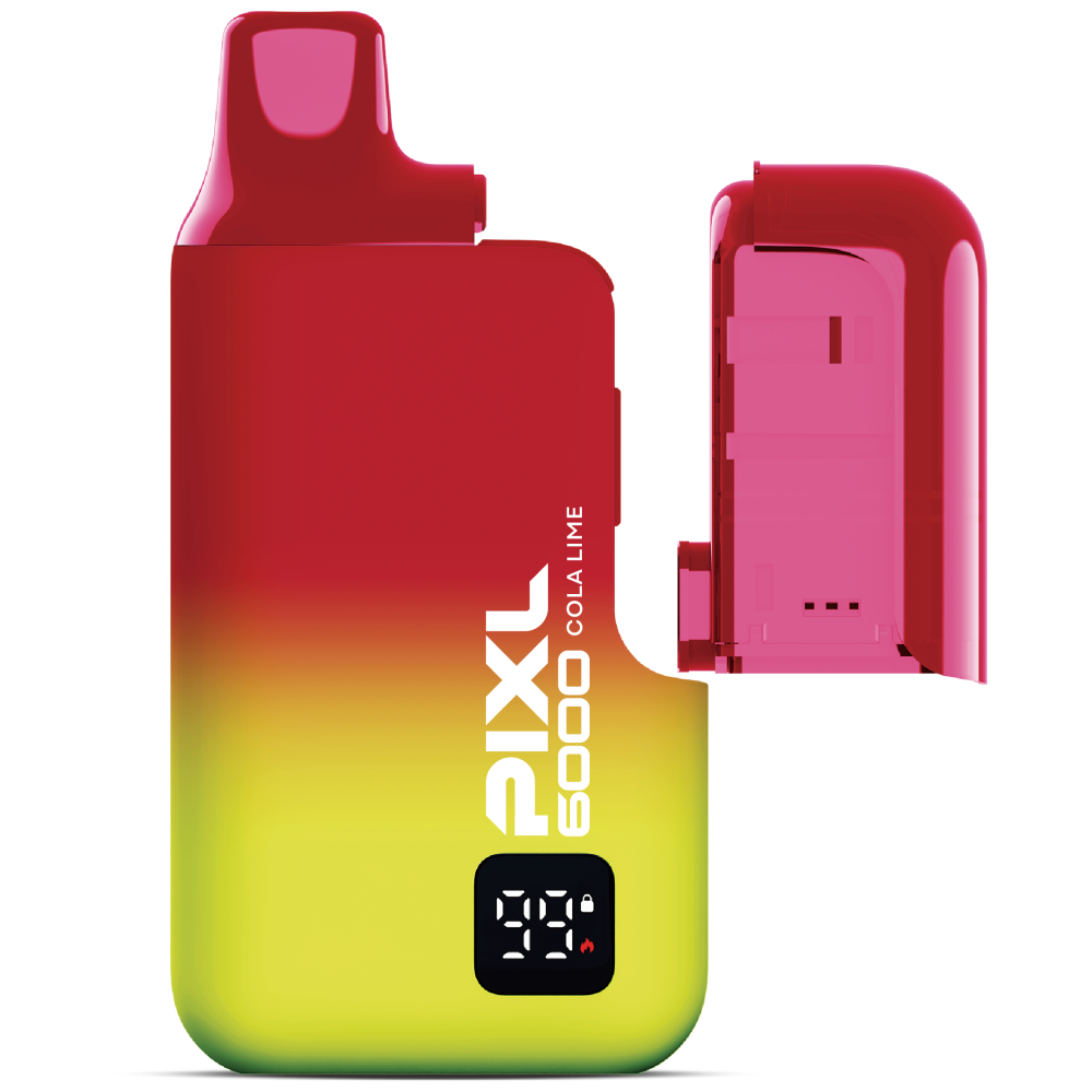  PiXL 6000 Vape "Cola Lime" 2ml + Pod 10ml mit Steuer Zeichen, VE= 5