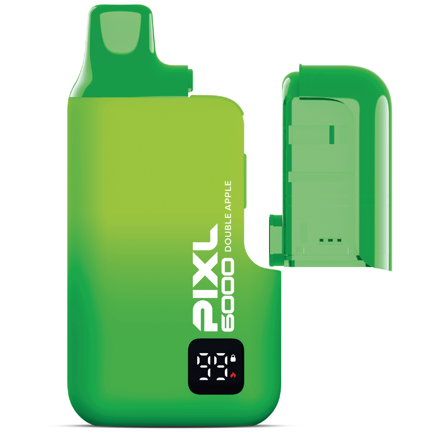  PiXL 6000 Vape "Double Apple" 2ml + Pod 10ml mit Steuer Zeichen, VE= 5