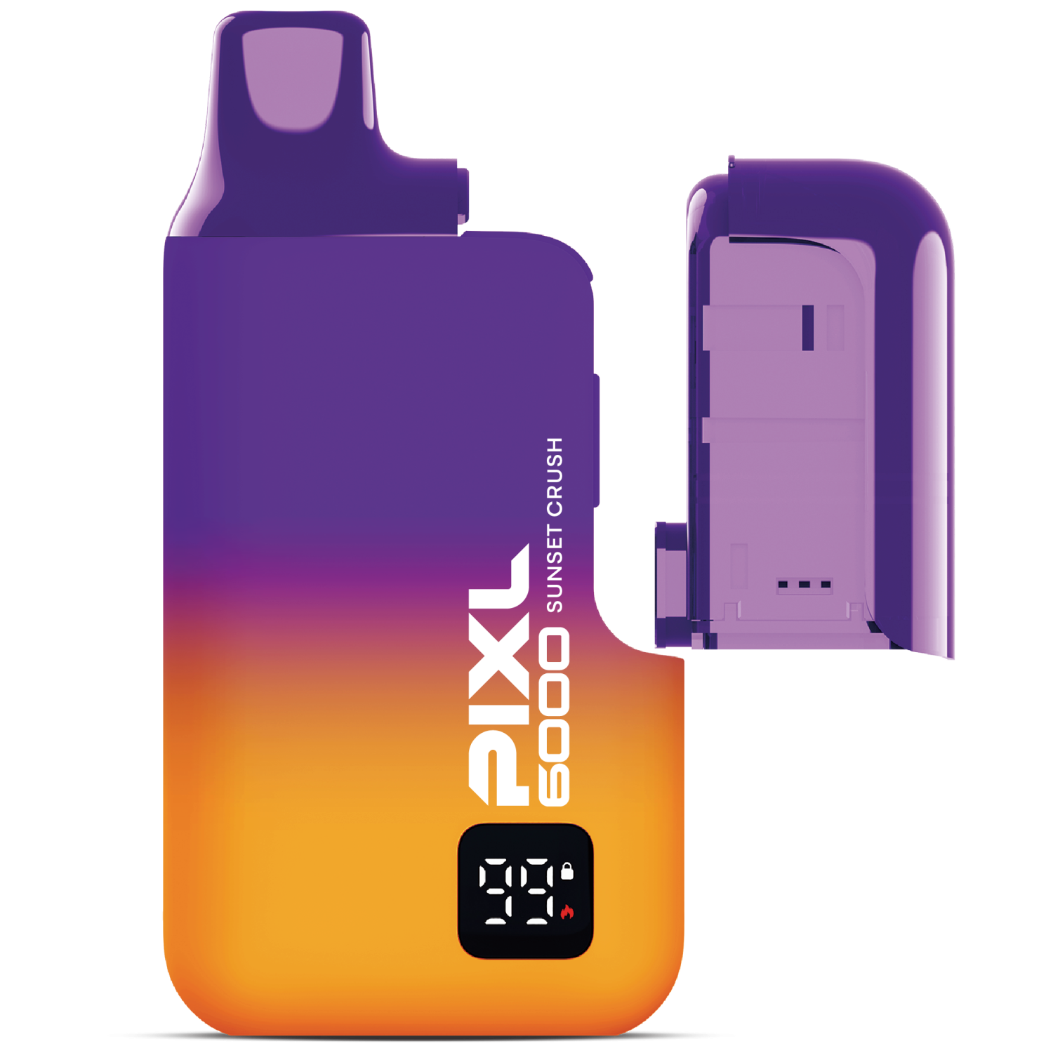  PiXL 6000 Vape "Sunset Crush" 2ml + Pod 10ml mit Steuer Zeichen, VE= 5