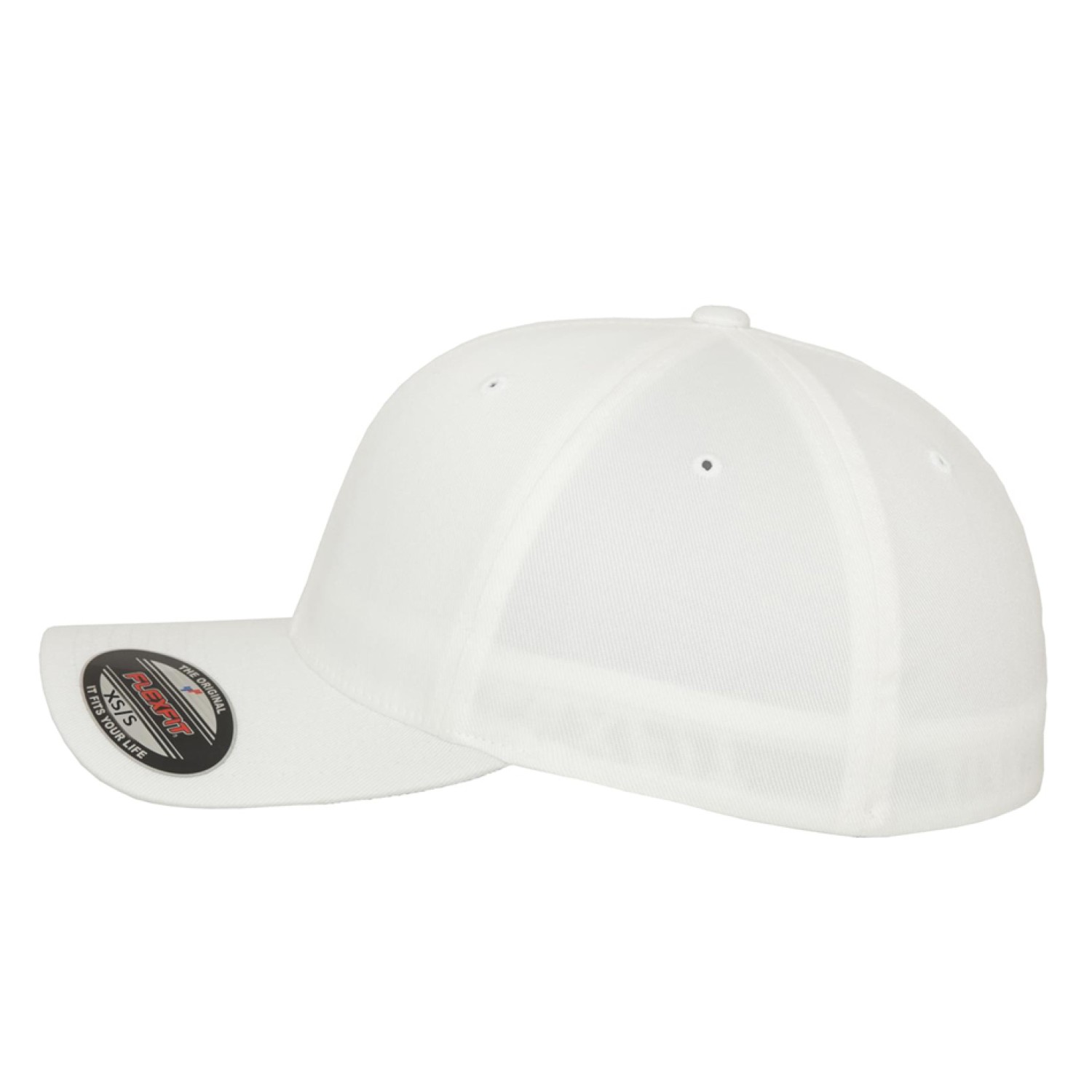 Flexfit Classic Baseball Cap – Weiß – Größe XS/S
