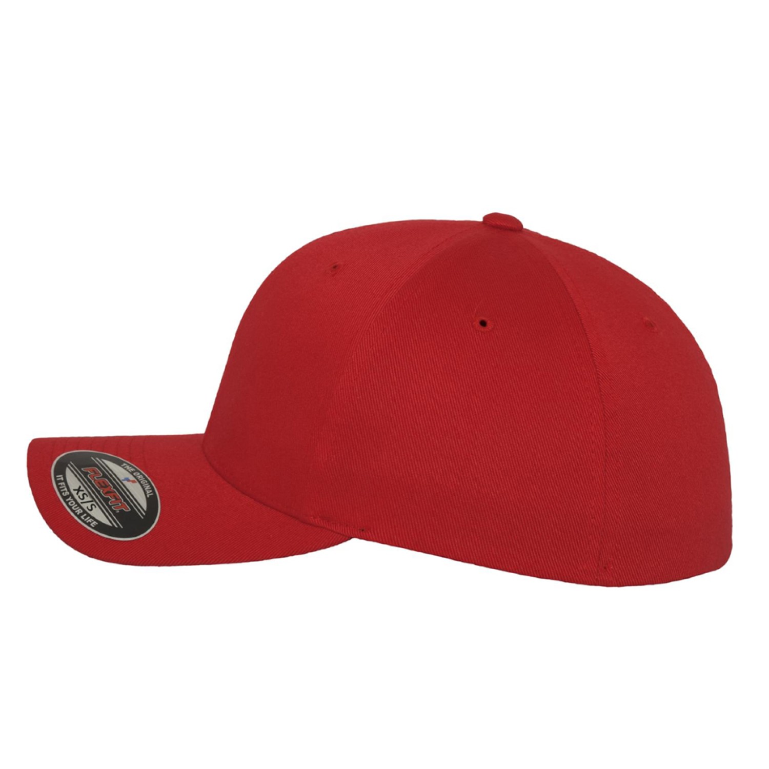 Flexfit Classic Baseball Cap – Rot – Größe XS/S