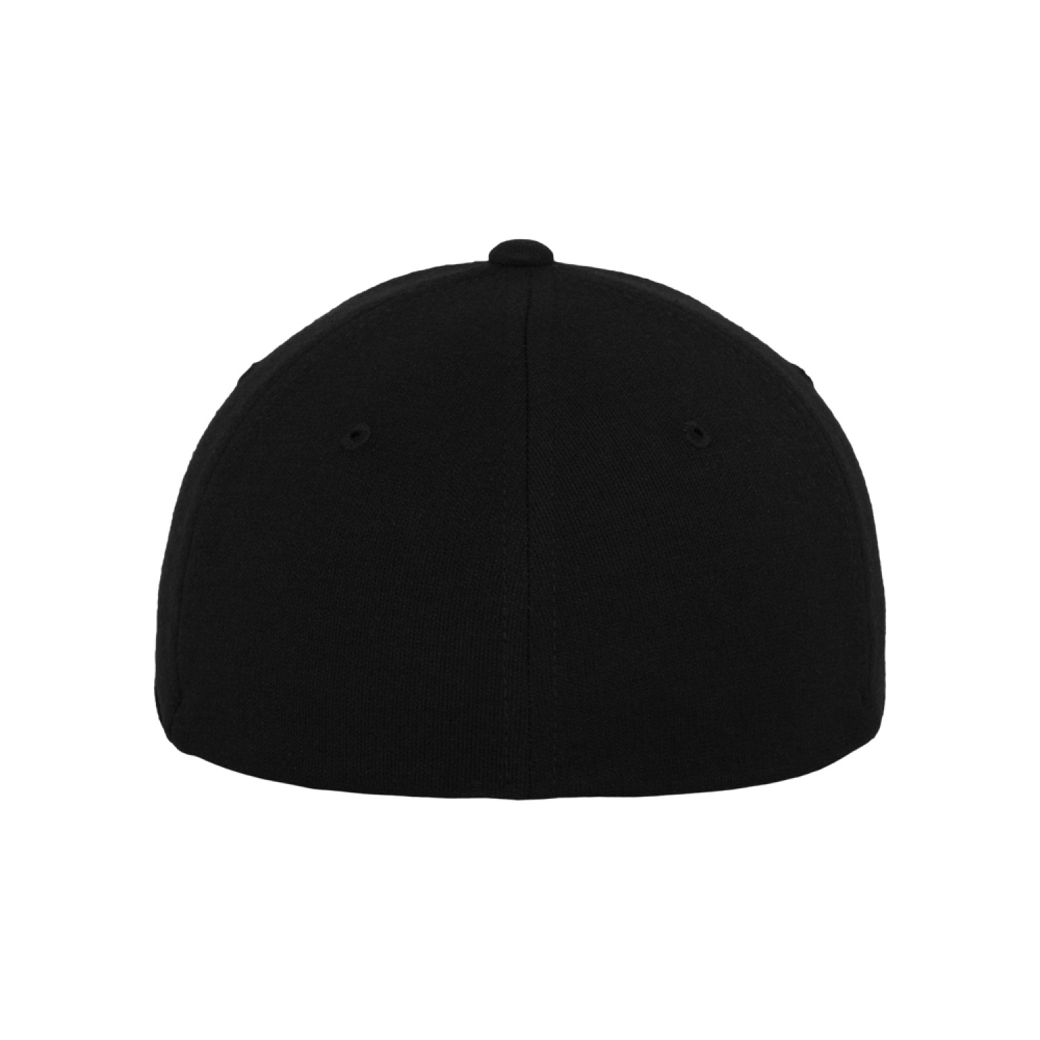 Flexfit Double Jersey Baseball Cap  – Schwarz –Größe L/XL
