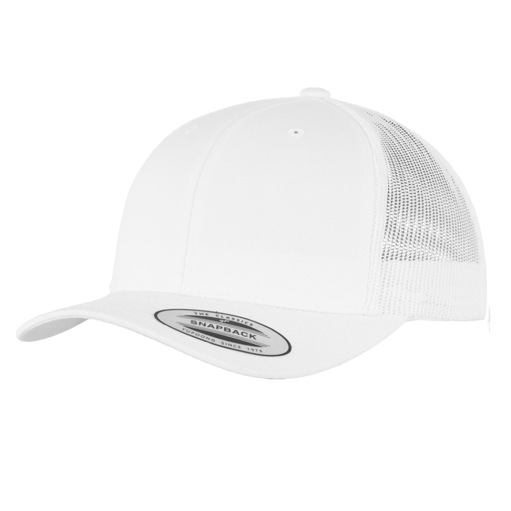 Yupoong Retro Trucker Cap Weiß