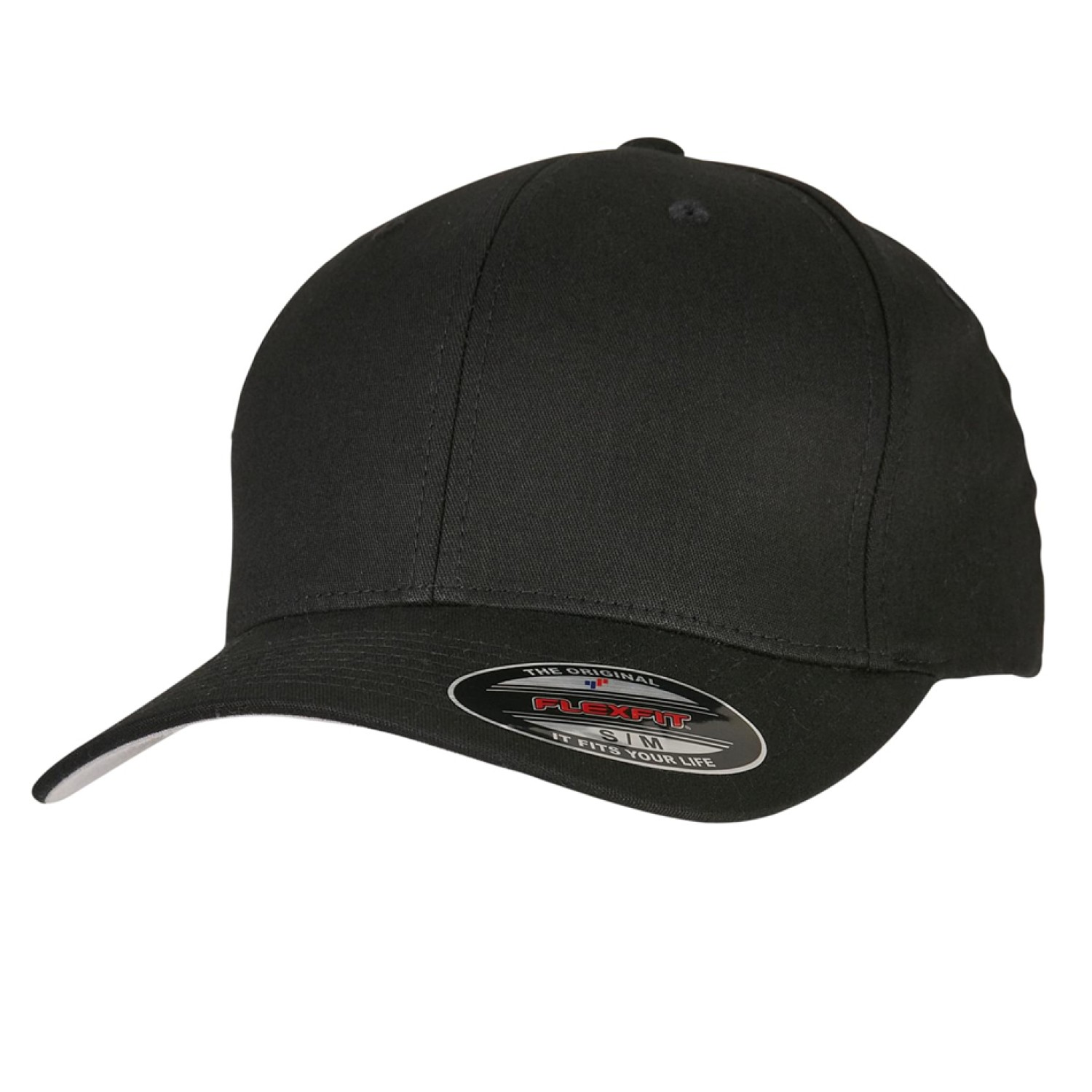 Flexfit Classic Baseball Cap – Schwarz – Größe S/M