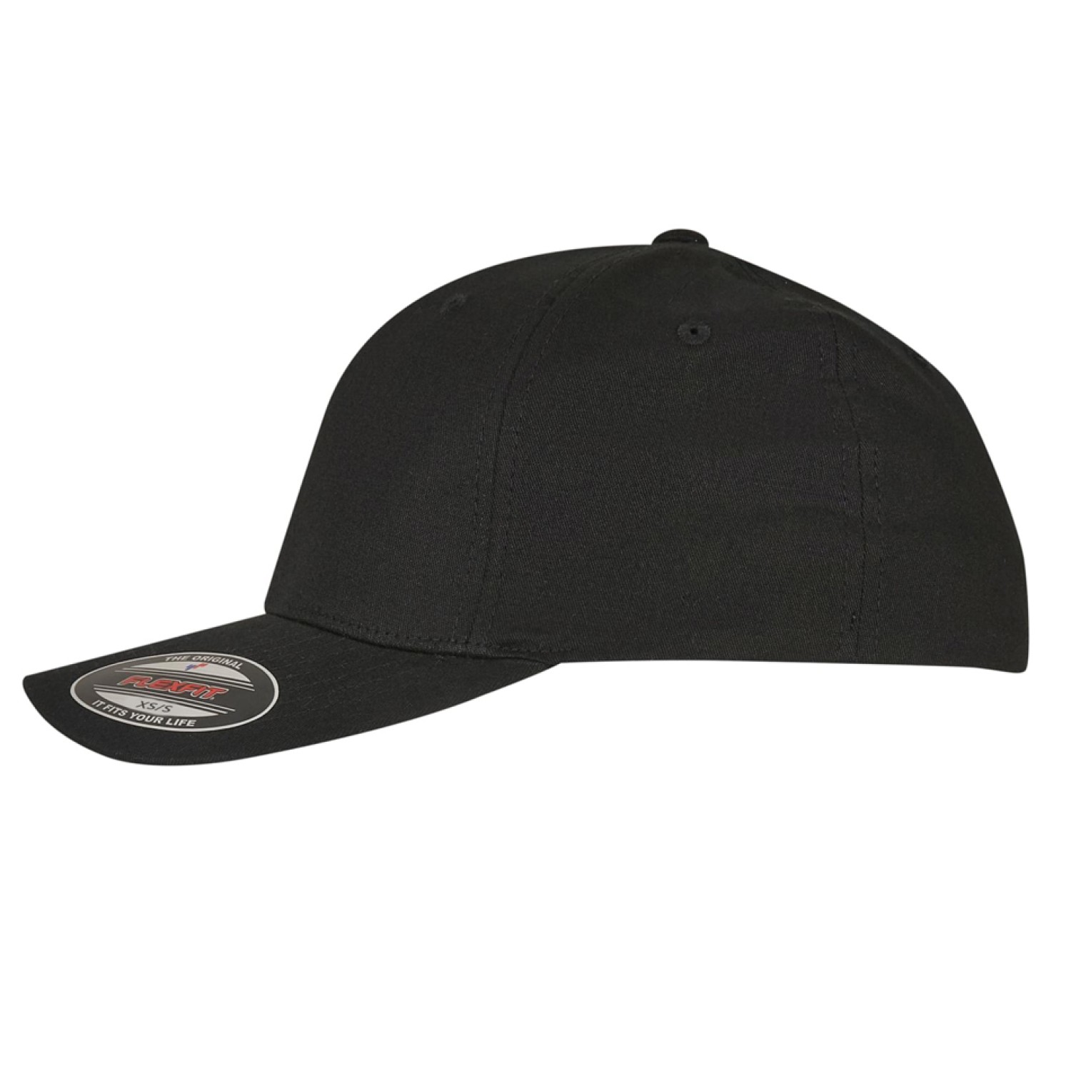 Flexfit Classic Baseball Cap – Schwarz – Größe XS/S