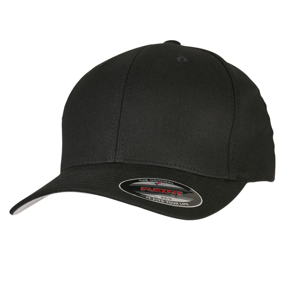 Flexfit Classic Baseball Cap – Schwarz – Größe XS/S