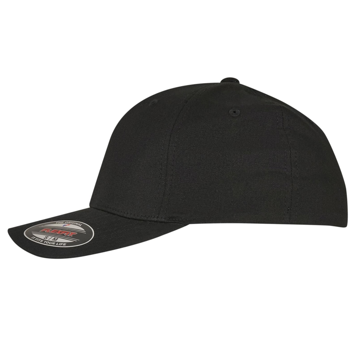 Flexfit Classic Baseball Cap – Schwarz – Größe S/M