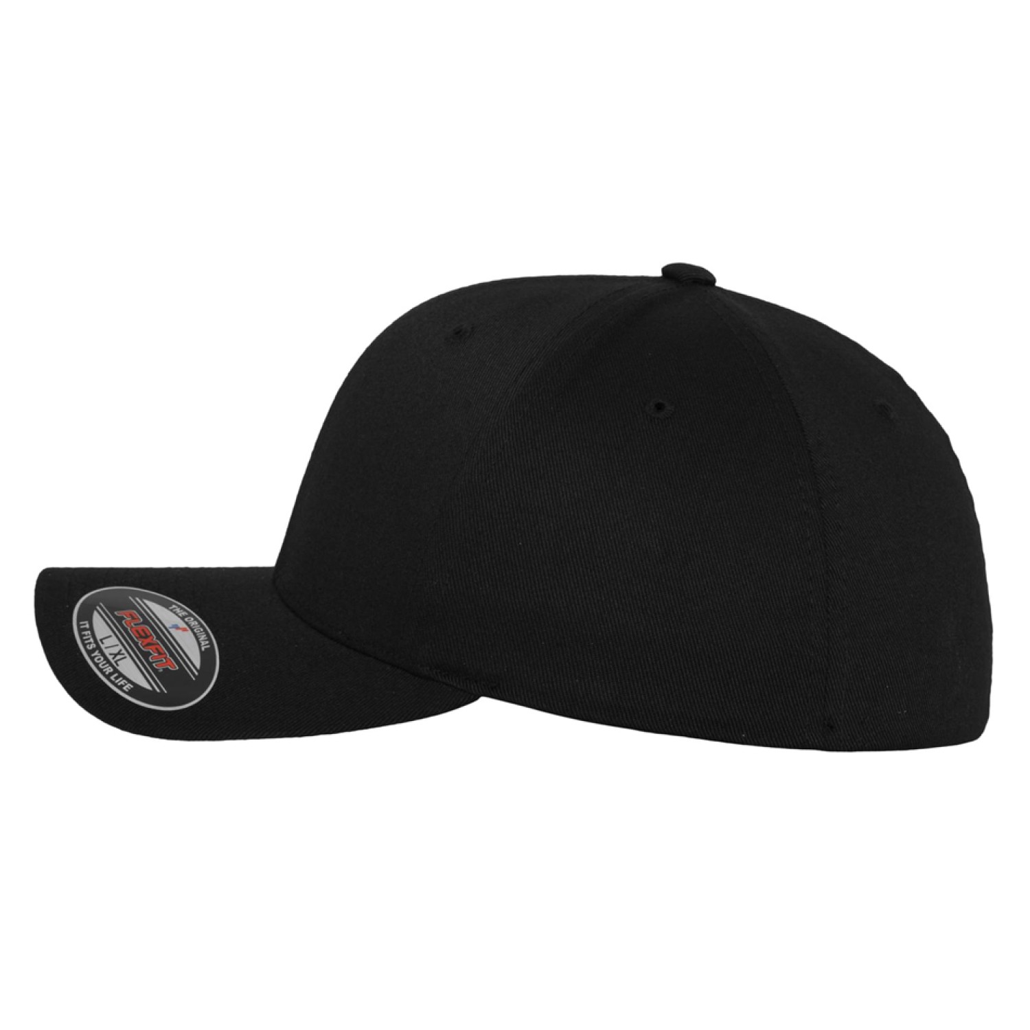 Flexfit Classic Baseball Cap – Schwarz – Größe L/XL