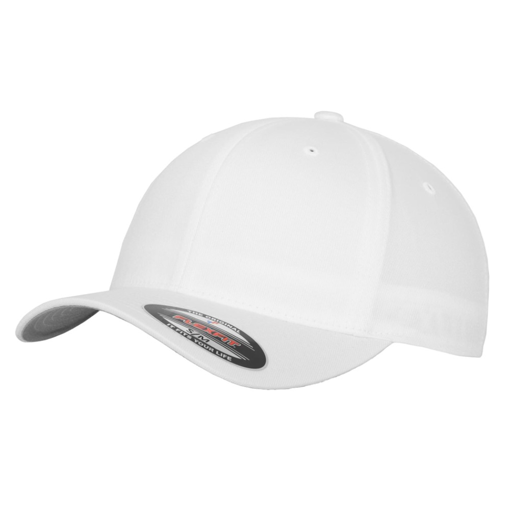 Flexfit Classic Baseball Cap – Weiß – Größe S/M
