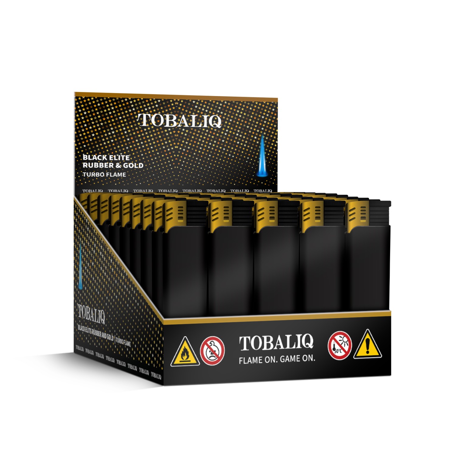 Jet flame Feuerzeug ''BLACK AND GOLD ELITE RUBBER'' VE-50  Jet flame Feuerzeug ''BLACK AND GOLD ELITE RUBBER'' VE-50