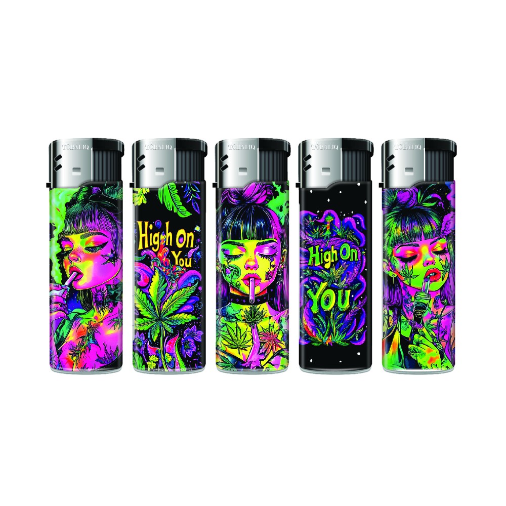 Motivfeuerzeug ''HIGH ON YOU'' VE-50 