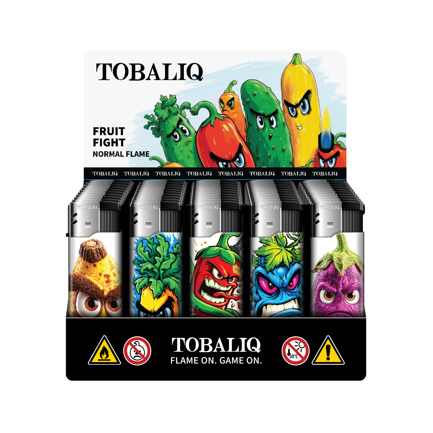 Motivfeuerzeug ''FRUIT FIGHT'' VE-50  Motivfeuerzeug ''FRUIT FIGHT'' VE-50