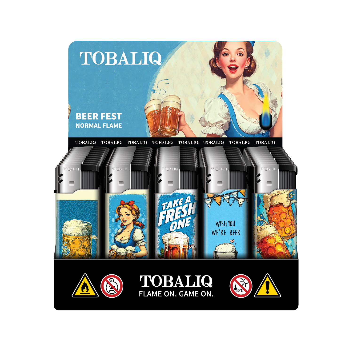 Motivfeuerzeug ''BEER FEST'' VE-50  Motivfeuerzeug ''BEER FEST'' VE-50