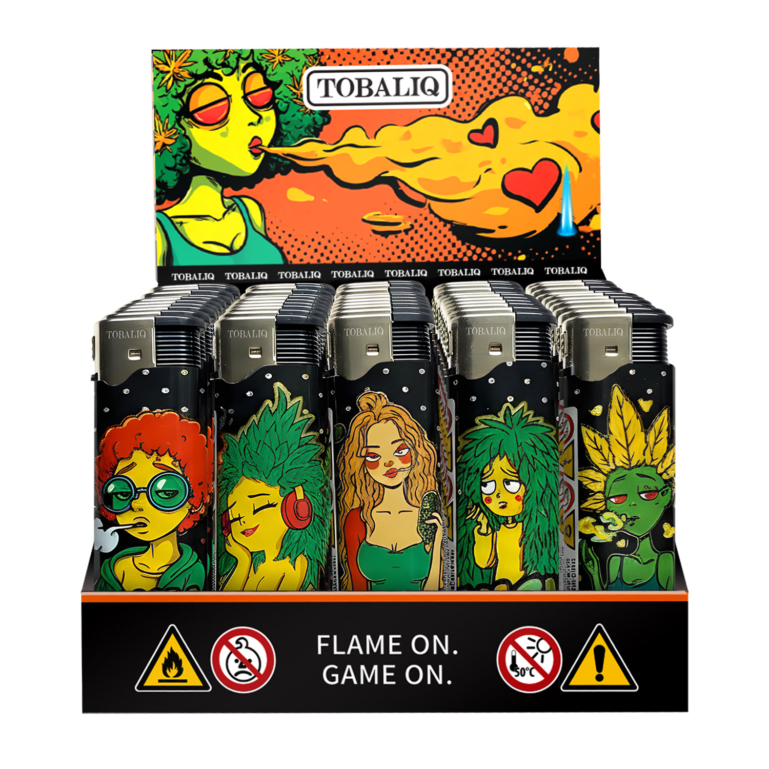 3D metallic JET motif lighter ''GREEN QUEEN'' VE-50 3D metallic JET motif lighter ''GREEN QUEEN'' VE-50