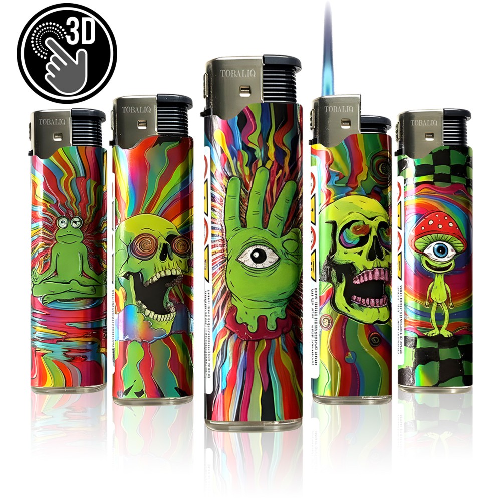 3D Metallic JET-MotivFeuerzeug ''PSY EYE'' VE-50