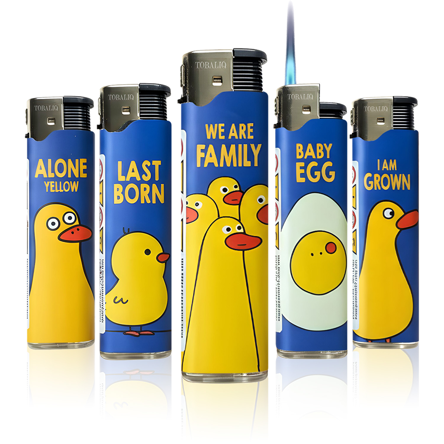 JET-MotivFeuerzeug ''DUCK FAMILY'' JET-MotivFeuerzeug ''DUCK FAMILY''