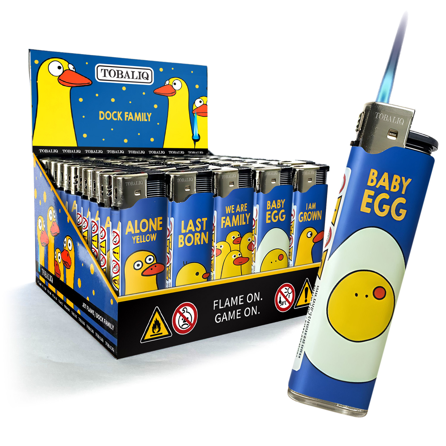 JET-MotivFeuerzeug ''DUCK FAMILY'' JET-MotivFeuerzeug ''DUCK FAMILY''