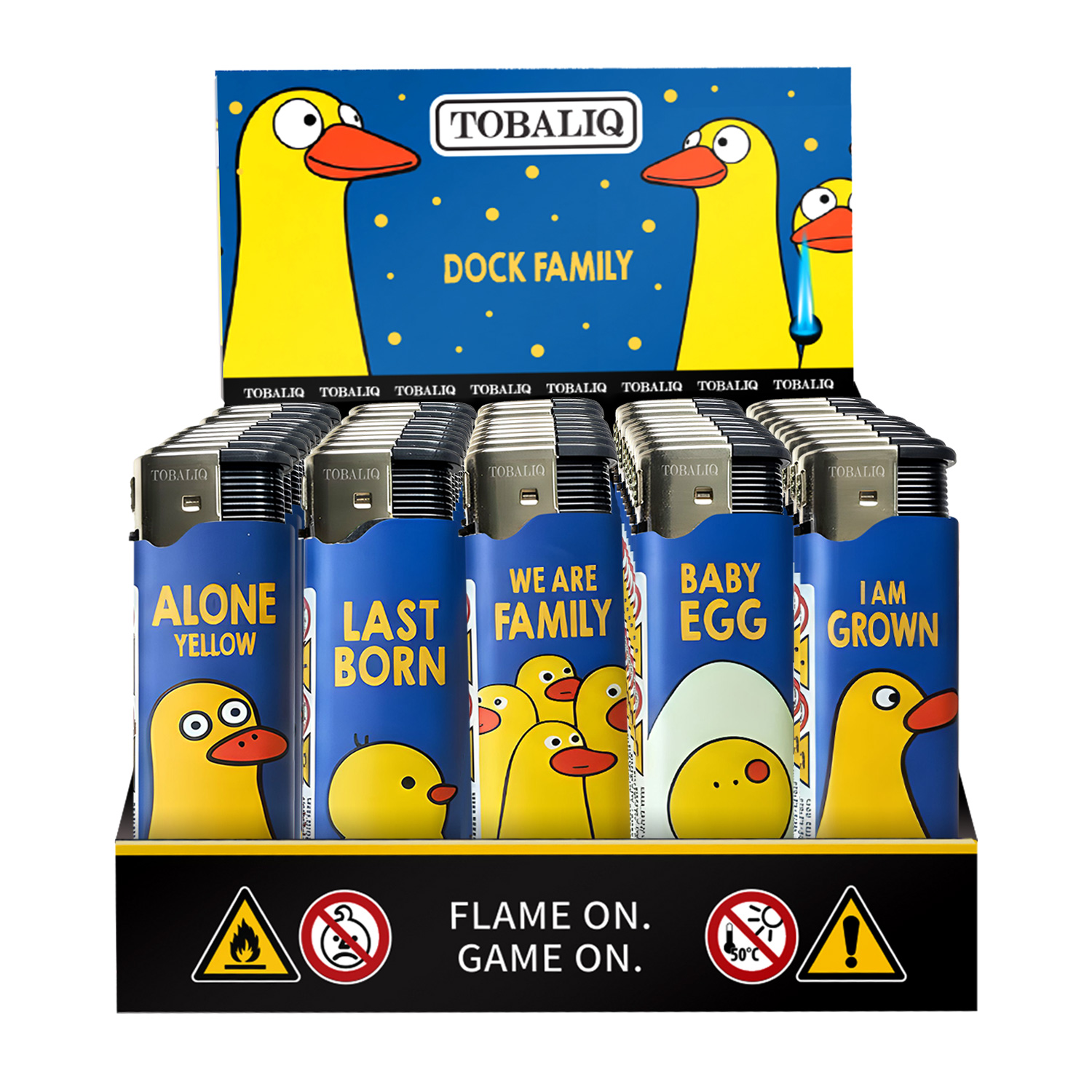 JET-MotivFeuerzeug ''DUCK FAMILY'' JET-MotivFeuerzeug ''DUCK FAMILY''