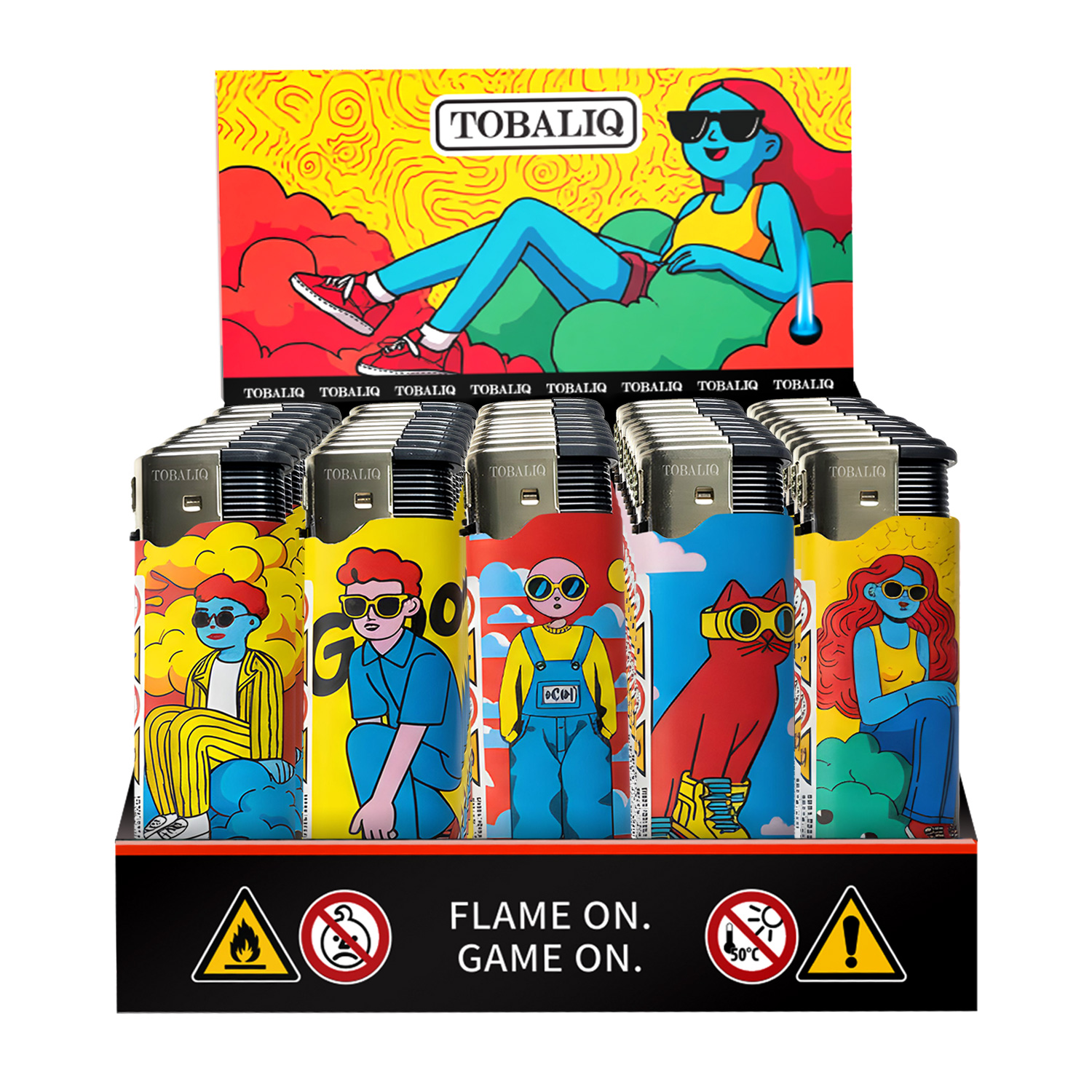 JET-MotivFeuerzeug ''HAPPY SKY'' JET-MotivFeuerzeug ''HAPPY SKY''