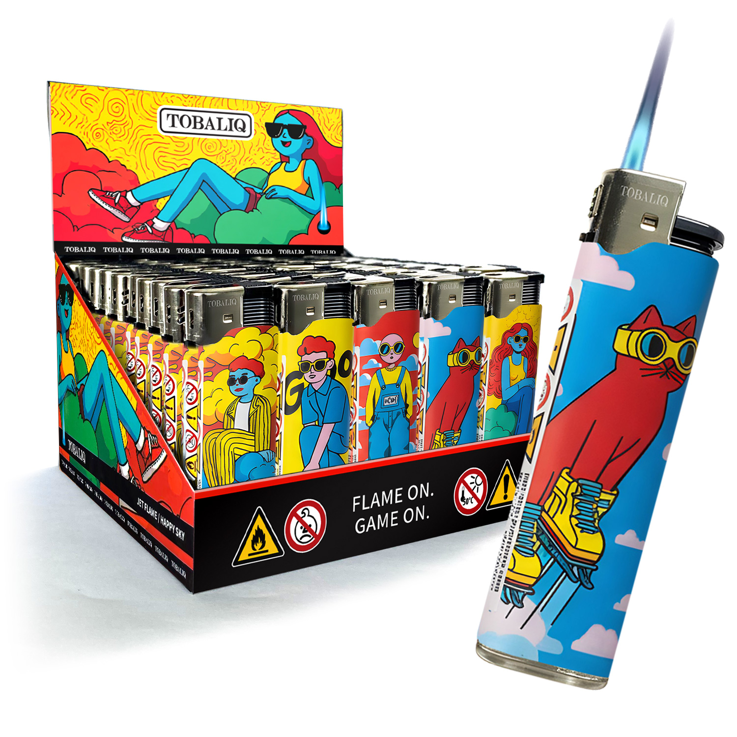 JET-MotivFeuerzeug ''HAPPY SKY'' JET-MotivFeuerzeug ''HAPPY SKY''