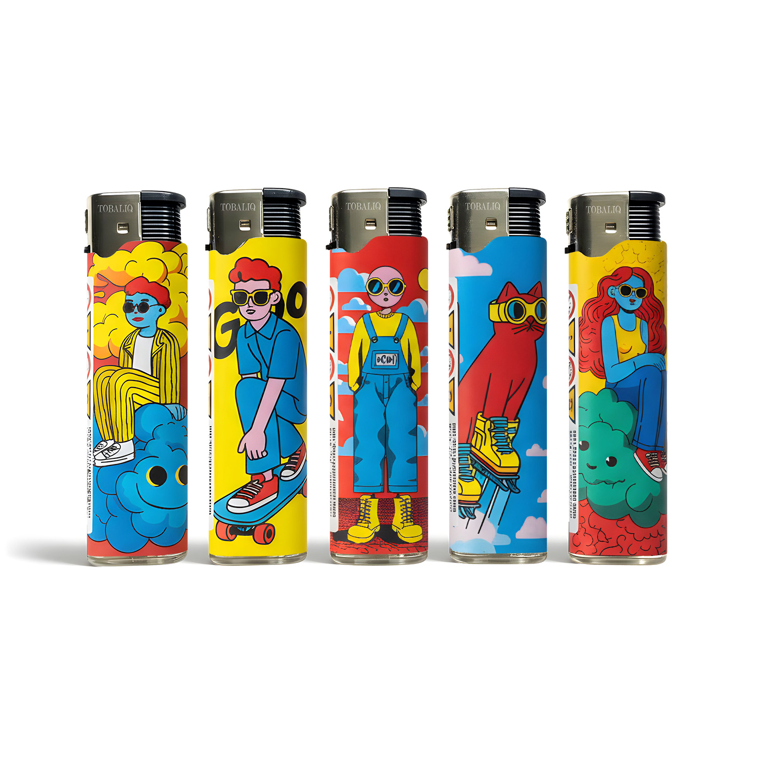 JET-MotivFeuerzeug ''HAPPY SKY'' JET-MotivFeuerzeug ''HAPPY SKY''