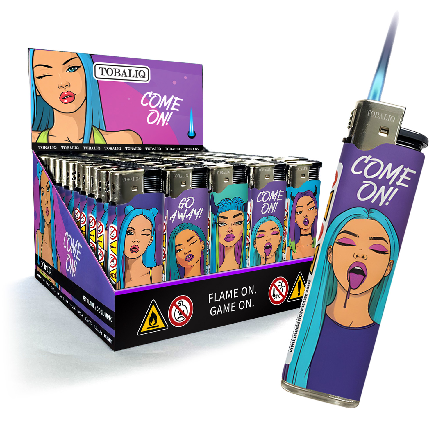 JET-MotivFeuerzeug ''COOL WINK'' JET-MotivFeuerzeug ''COOL WINK''