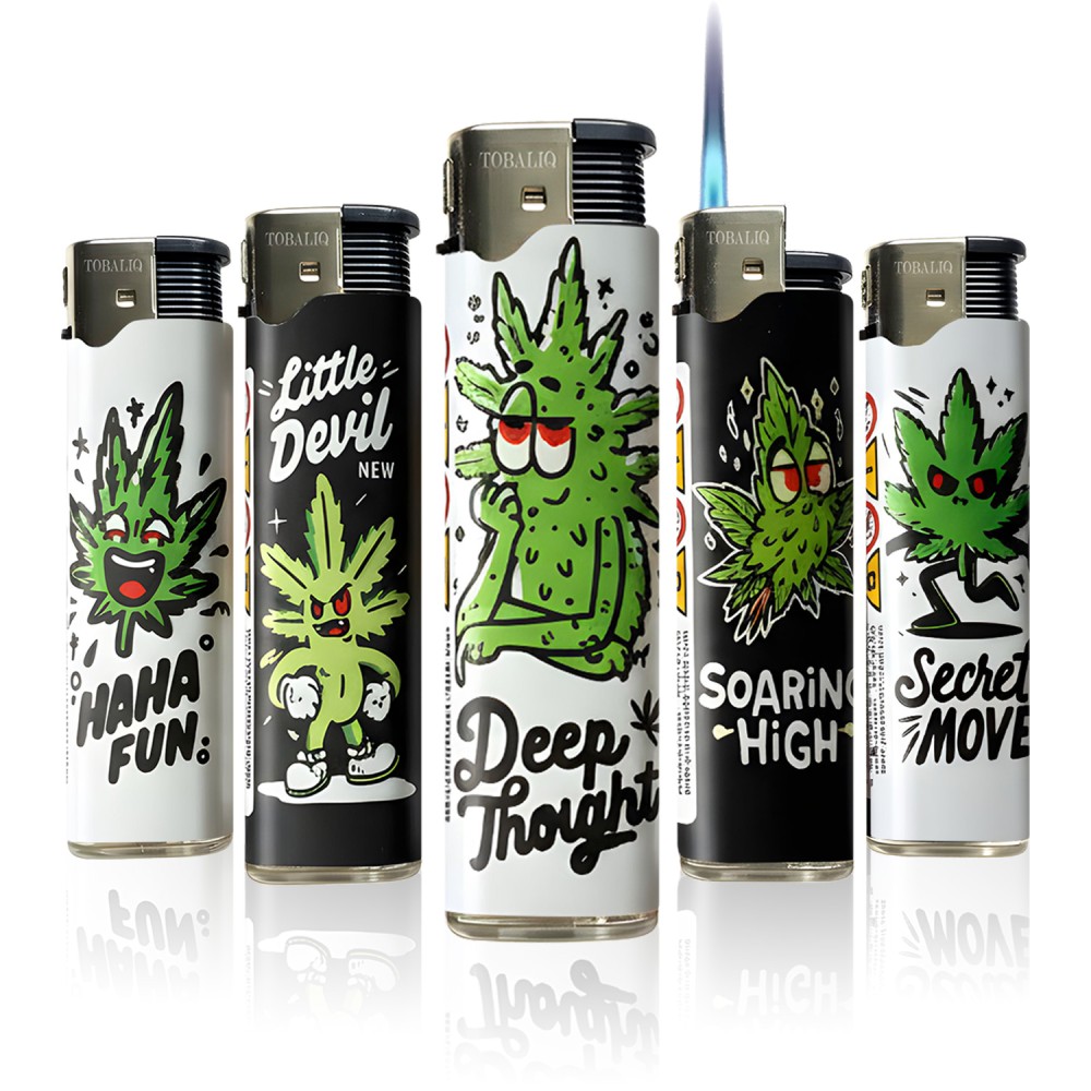 JET-MotivFeuerzeug ''WEED FACE'' JET-MotivFeuerzeug ''WEED FACE''