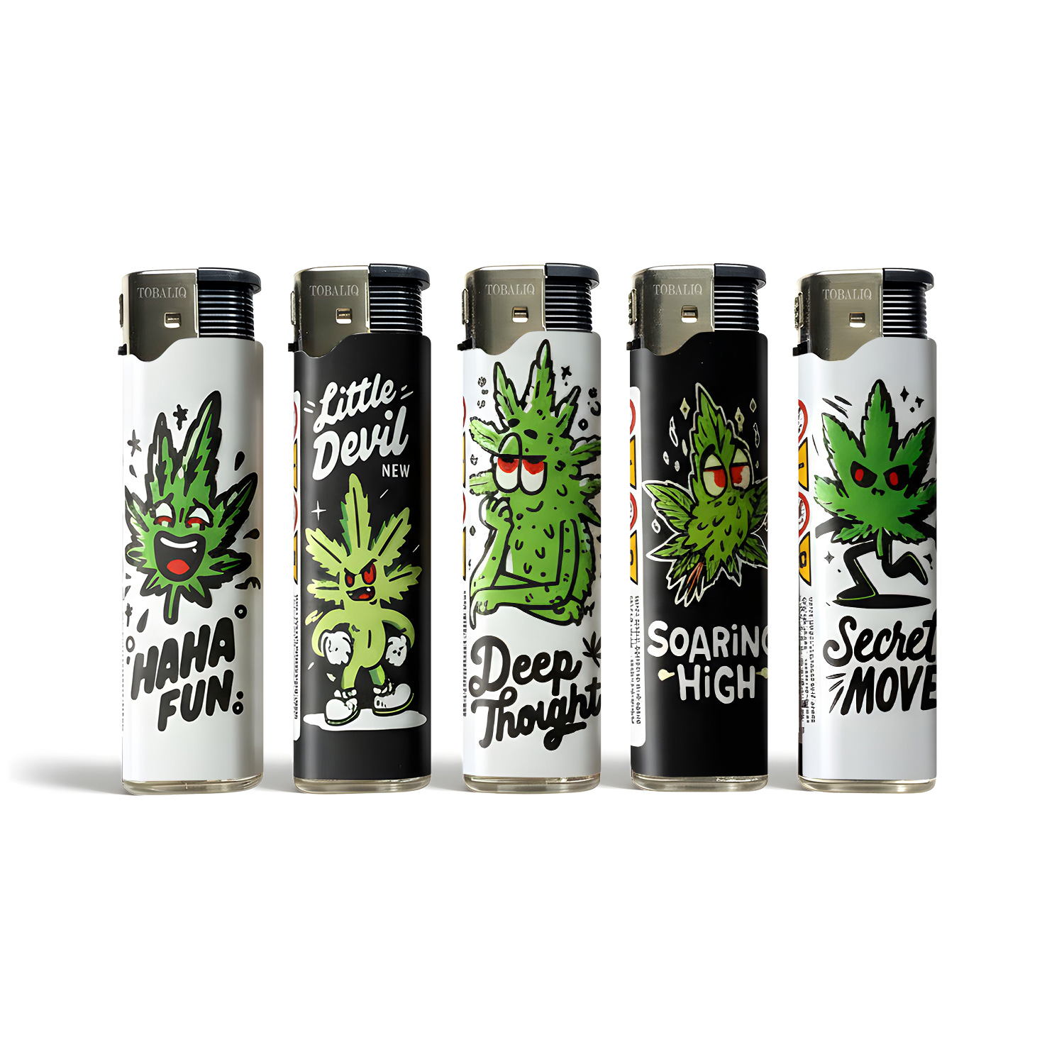 JET-MotivFeuerzeug ''WEED FACE'' JET-MotivFeuerzeug ''WEED FACE''